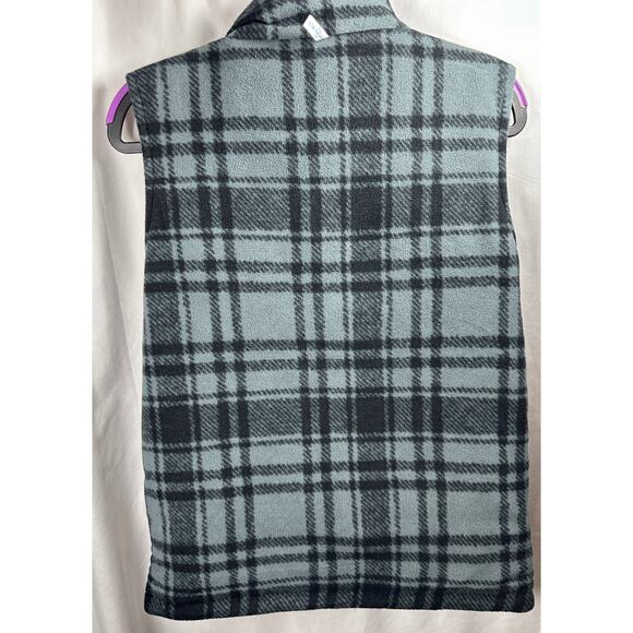 Columbia reversible youth size 14-16 black puffer vest EUC pockets - Picture 4 of 7